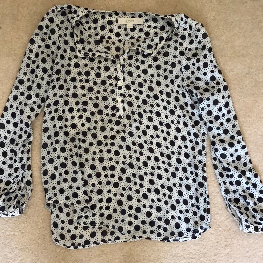 Loft Spotted Blouse SP and XS available.